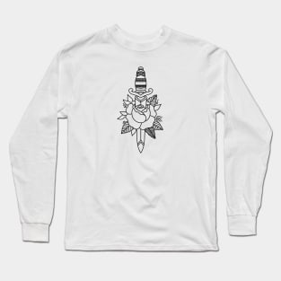 HomeSchoolTattoo Dagger and Rose Long Sleeve T-Shirt